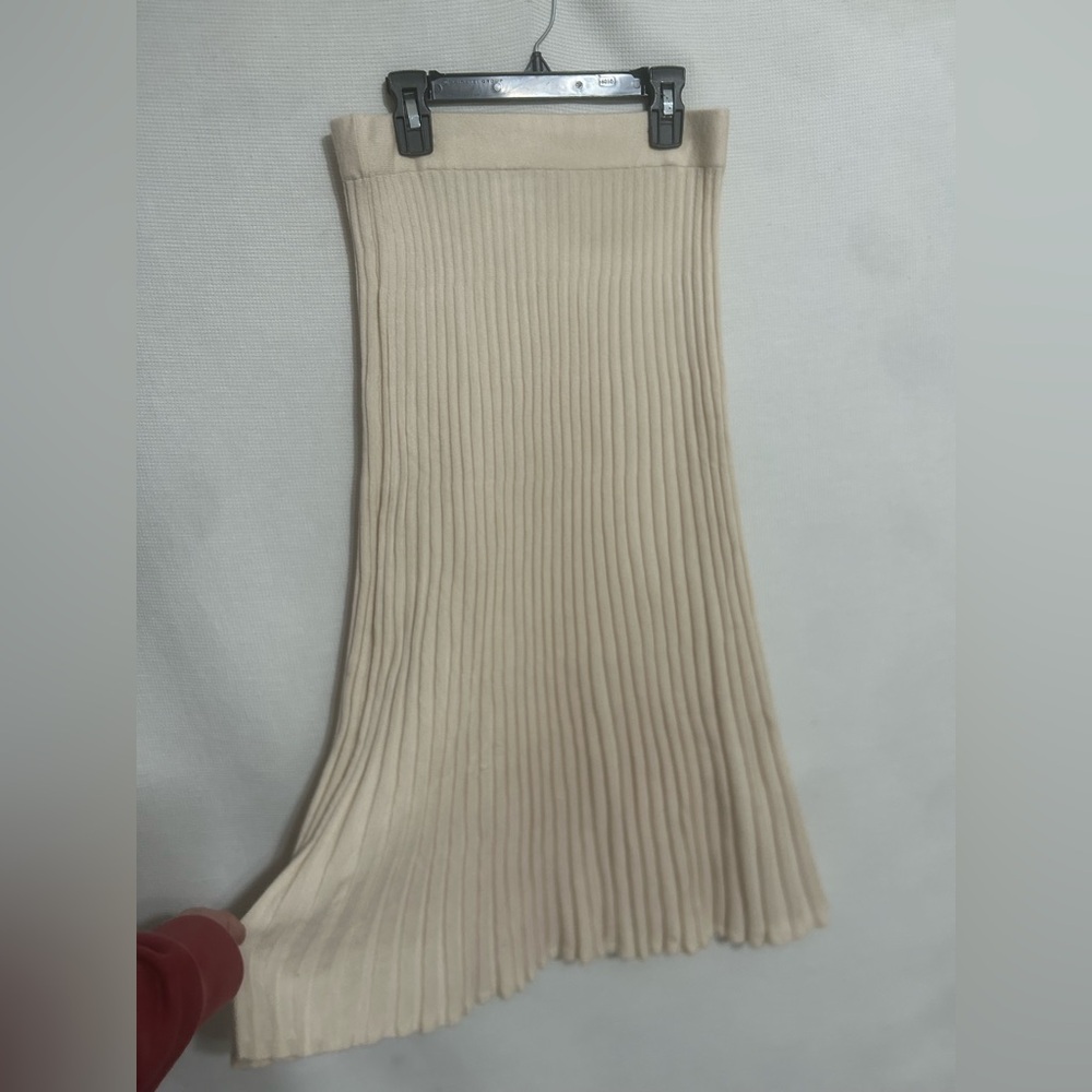 Mango MNG ribbed midi skirt